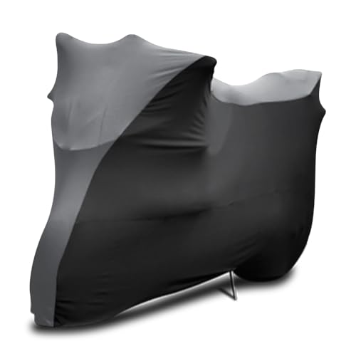 WinPower Indoor Motorcycle Cover, Soft Stretch Elastic Dustproof Scratchproof Protection Cover for Motorbikes, 116 x 43 x 55 inches - size: 3XL(116 x 43 x 55 inches)