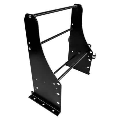 Wall Mount Storage Rack w/Helmet Hanger Stand for Harley Davidson Sissy Bar & Luggage Rack, Mounting Storage Rack for Road Glide/Street Glide/Road King/Electra CVO and Indian