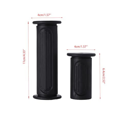 KAMIER Handlebar Grips for Razor MX350 MX400 MX650 MX500 SX500 Mcgrath Dirt Bike E325 E300 E200 E100 Pocket Mod Electric Scooter Dirt Quad 4 Wheeler RSF650 Off Road Motocross Mini Pocket Bike Parts - color: black