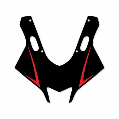 Motorcycle Front Fairing Reflective Sticker Decals,Red | Compatible with Yamaha YZF R25 R3 2019-2022 - color: Red