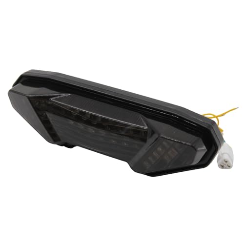 Taillight - Integrated LED Tail Brake Turn Signal Light Compatible with YAMAHA FZ09 FJ09 MT09 Tracer 900/9/GT MT10 FZ10 (Black) - color: Black
