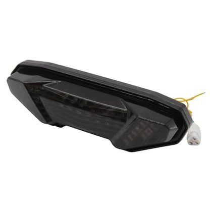 Taillight - Integrated LED Tail Brake Turn Signal Light Compatible with YAMAHA FZ09 FJ09 MT09 Tracer 900/9/GT MT10 FZ10 (Black) - color: Black