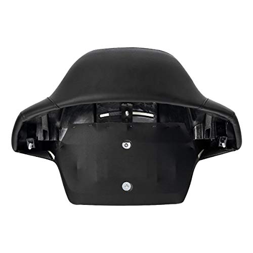 C.C. RIDER Wrap Around King Tour Trunk Backrest fit for Harley Touring Road King Street Glide Road Glide Electra Glide 2014-2024 - color: Passenger Backrest 23#Black+Red