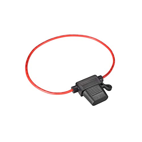 UXCELL In-line 18AWG Waterproof Fuse Holder Black for ATC/ATO - size: 18AWG