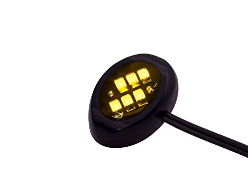 Oznium LED Modules (Round Black, Warm White LED) - color: Warm White LED, size: Round Black