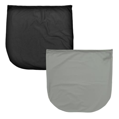 KVAEY 2 PCS Motorcycle Helmet Bag, Helmet Protection Drawstring Bag Made of Nylon Cloth, Large Capacity Helmet Storage Bag for Motorcycle Bicycle, Universal Motorcycle Accessories (Black+Gray) - color: Black+Gray