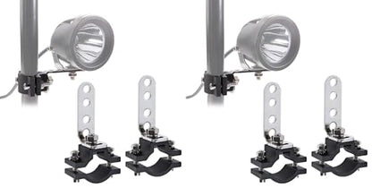 Motorcycle 1.2 Inch Mount Brackets Bicycle Car Bull Bar Holder Clamp Samman Off Road Tube Clamps Mounting Brackets for LED Light bar Work Lights Lamps 2PCS (Pack of 2) - size: 0.7'' to 1.2'' (Pack of 2)