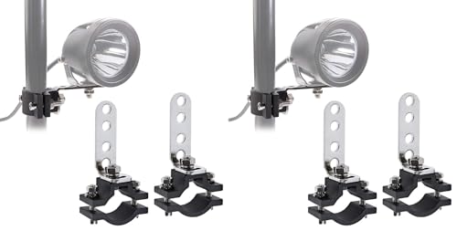Motorcycle 1.2 Inch Mount Brackets Bicycle Car Bull Bar Holder Clamp Samman Off Road Tube Clamps Mounting Brackets for LED Light bar Work Lights Lamps 2PCS (Pack of 2) - size: 0.7'' to 1.2'' (Pack of 2)