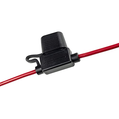 SEFEPODER Replacement Wire Harness Connector Compatible with Power Wheels 12 Volt Battery,12AWG Wire with Fuse, Lithium LiFePO4 and Lead-Acid Batteries Both Available - style: poewr wheels connector