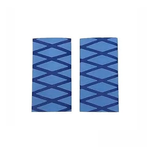 Non-Slip Rubber Grip Glove Motorcycle Handle Cover Universal Heat Shrinkable Grip Cover Sleeve Handlebar Covers Handlebars Grips - color: Blue