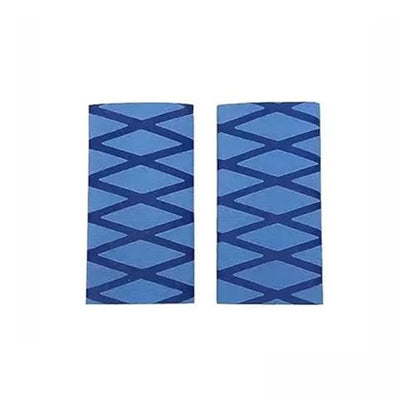 Non-Slip Rubber Grip Glove Motorcycle Handle Cover Universal Heat Shrinkable Grip Cover Sleeve Handlebar Covers Handlebars Grips - color: Blue