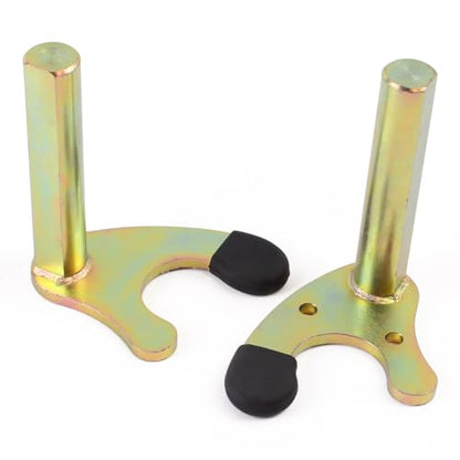 Motorcycle Rear Wheel Lift Stands Frame Accessories Swingarm Spool Lift Stand Paddock Stands Attachment U-Shape Rear Wheel Stand with Anti-Slip Rubber Protecotor (Round Tube) - size: Round Tube