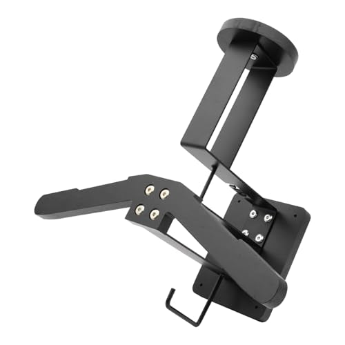 Tactical Gear Wall Mount Stand - Motorcycle Helmet Holder Display Stand with Hooks, Solid Wood Airsoft Plate Carrier Rack for Police, Football and Cycling Suit - color: Black