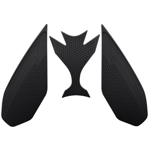 Motorcycle Ninja650 Z650 Fuel Tank Traction Pad Side Gas Knee Grip Protective Sticker Protector (for Kawasaki Vehicle) Years 2018 to 2025 (Black) - color: Black