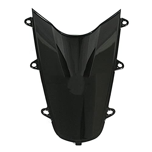 ABS Plastic Windshield Windscreen For Honda 2017-2020 CBR1000RR 2018 2019 Double Bubble (Black)