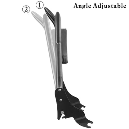 27” Adjustable Trident Detachable Black Sissy Bar Passenger Backrest Rear Pad for Harley Davidson Touring Models 2009-2026 Street Glide Road Glide Electra Glide Road King CVO Ultra (09-24 Black-T) - color: 09-24 Black-T