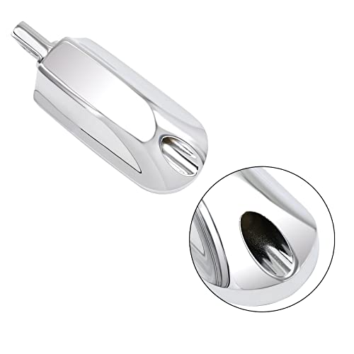 Streamliner Footpegs Foot Rest Compatible with Harley Touring Street Glide Road King Road Glide Electra Glide Sportster Dyna Softail 10mm (StyleA#Chrome) - color: Style A#Chrome