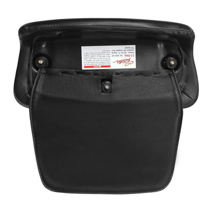 Razor Chopped Trunk Backrest Pad Fits Harley Touring 2014-2023 Tri Glide Road King Street Glide Electra Glide Pack - color: Style C# 2