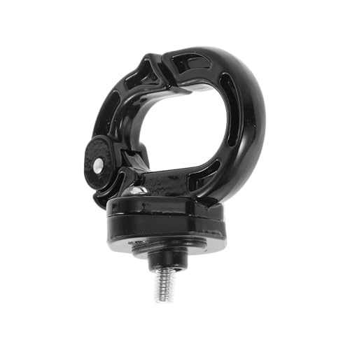 Universal Motorcycle Hanging Hook Round Shape Motorcycle Helmet Luggage Bag Holder Hanger for Scooters Bicycles Black 1 Pc 75mm - color: Black