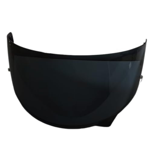 HJ-34P Helmet Visor Replacement, Motorcycle Helmet Visor Face Shield Compatible with HJC C10 (Deep Smoke) - color: Deep Smoke