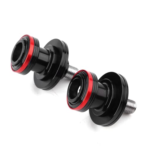 Compatible with 450MT 450NK 450SR 800MT 675SR-R 675SR 700CLX 650GT 800MT-X 650NK Motorcycle M10 Swingarm Spools Rear Stand Screws Sliders (Red) - color: Red