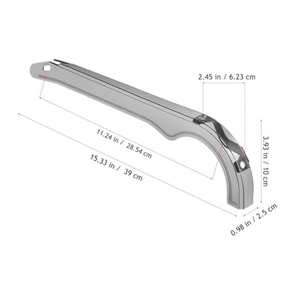 VOSAREA Bicycle Chain Cover Shell Replacement Mountain Bike Plastic Bike Chain Cover Metal Easy to Install Sturdy Guard Protector