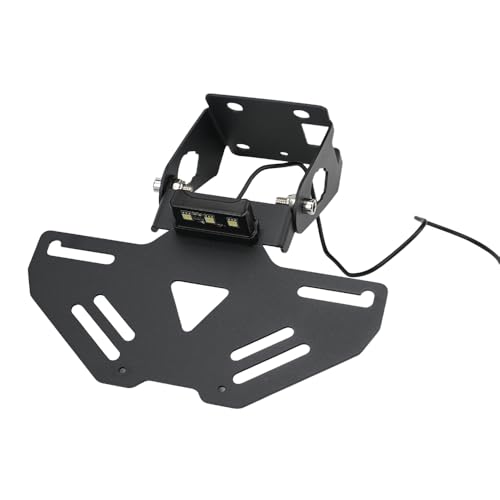 Foldable License Plate Holder with License Plate Light, Compatible with OEM/Stock Turn Signal Motorcycle Fender Eliminator Compatible with Z900 2025 Z900SE 2025 Accessories