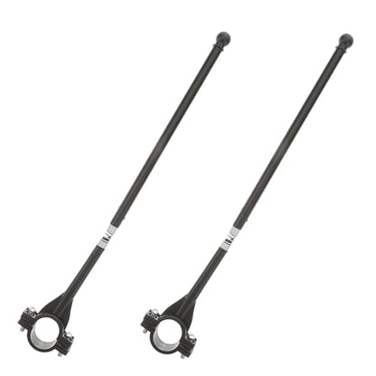 BESPORTBLE 2pcs Bike Easy Flagpoles Display Motorcycle Flagpole Pole Assemble Trailer Storage to Holder Scooter Flag Outside Handlebar Mounting Cycling Mount Resistant Safety Desktop