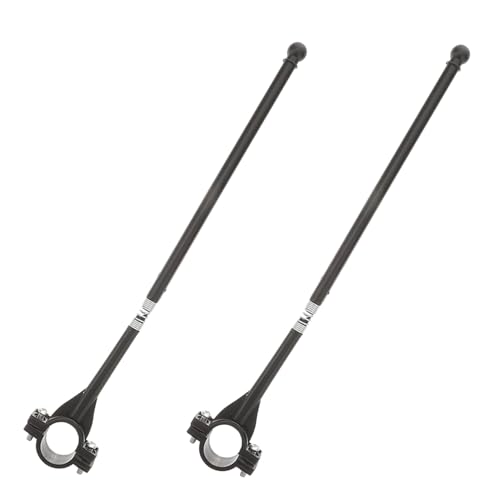 BESPORTBLE 2pcs Bike Easy Flagpoles Display Motorcycle Flagpole Pole Assemble Trailer Storage to Holder Scooter Flag Outside Handlebar Mounting Cycling Mount Resistant Safety Desktop