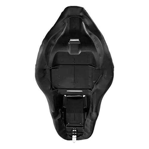 Driver Rider Passenger Seat - SLMOTO One-Piece 2-Up Motorcycle Seat Fit For Harley Touring Road King CVO Road Street Electra Glide Ultra Classic 09-23 Street Glide Road King Special FLHRXS 2017-2023 - color: Black