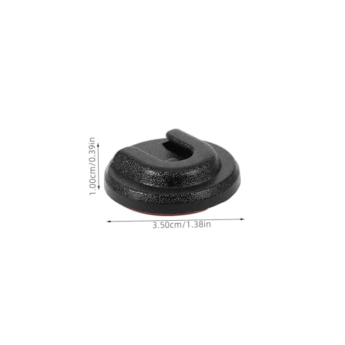Yardwe Motorbike Microphone Clip Holder Mount for Handheld Radio Easy Installation Mic Hook for Motorcycle Communication Compatible Various Models