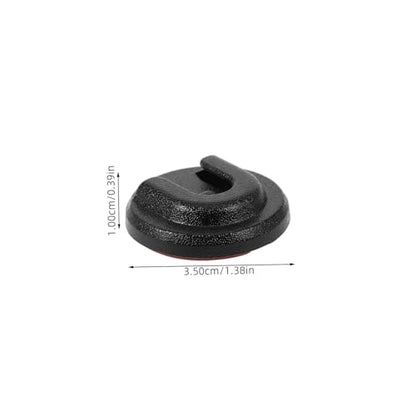 Yardwe Motorbike Microphone Clip Holder Mount for Handheld Radio Easy Installation Mic Hook for Motorcycle Communication Compatible Various Models