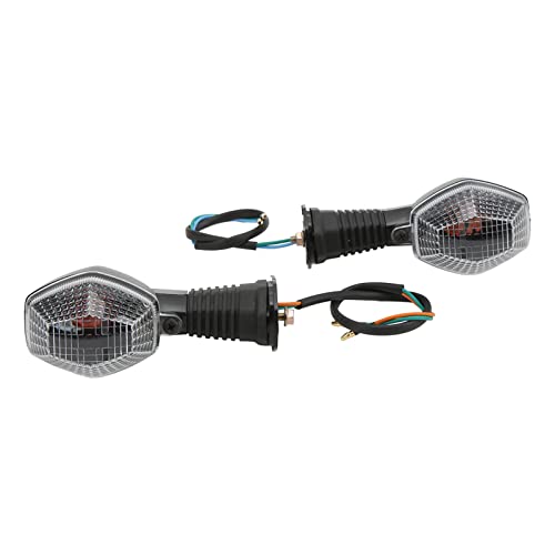 Motorcycle Turn Light, Motorcycle Front Turn Light Indicator Lamp Replacement for DL 1000 V‑Strom / 650 V-Strom(Transparent) - color: Transparent