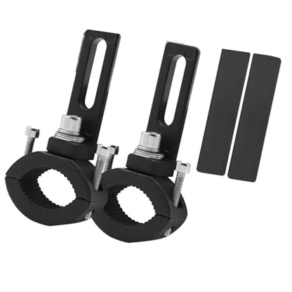 Motorcycle Spotlight Mount Brackets, Motorbike Tube Clamp Turn Signal Mounting Clamp Fog Light Holder Adjustable Light Holders Fits Tube 1" 2PCS (S) - size: Small