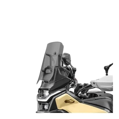 WindScreen Front Screen Wind Deflector Motorcycle Windshield Acrylic Windshield for CF&Moto 450 MT CF 450MT MT450 Front Windshield 450MT Heightened Windshield - color: 35 Gray