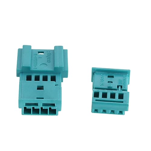 ECSiNG 4Pcs Male & Female Wire Harness Connector 61132359994 61138380696 Compatible with BMW Socket Housing Repair Kit Waterproof Electronic Connector Wire Harness