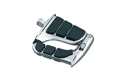 Kuryakyn 4466 Motorcycle Footpegs: SwingWing Cruise Pegs with Male Mount Adapters for 2010-19 Harley-Davidson Motorcycles, Chrome, 1 Pair - style: With Adapters