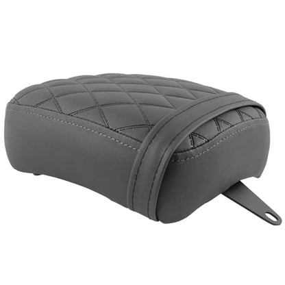 Motorcycle Rear Passenger Seat Fit for Rebel 1100 CMX1100 CM1100 2021 2022 2023 2024 2025 2026, Pressure Relief Soft Leather Back Pillion Cushion Pad, Black - color: Rear - Black