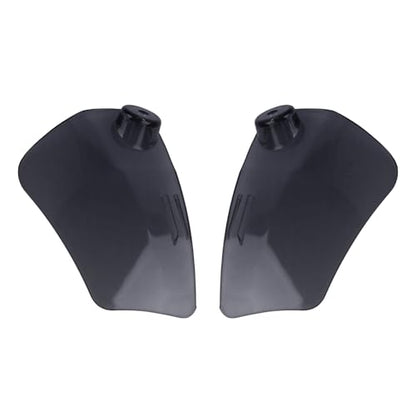 Motorcycle ST Headlight Fairing Air Deflector Side Wing Windshield Kit Fit for Harley Softail Low Rider ST 2022-up (Black) - color: Black