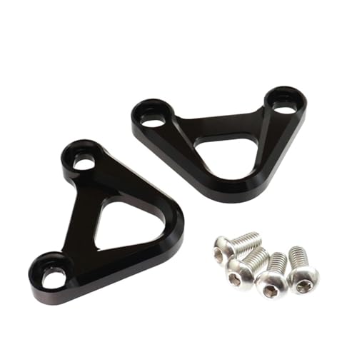 2025 Rear Footrest Passenger Foot Peg Blanking Plate Compatible With MT10 FZ10 2016-2023 MT-10 FZ-10 Motorcycle Pedal Hook(Black B)