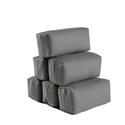 Microfiber Applicator Pad, Car Detailing Suede Sponge Applicator, 6Pcs Coating Sponge Pads for Cars, Ceramic Spray Coating, Applying Wax, Sealants & Other Conditioners-（6pcs）