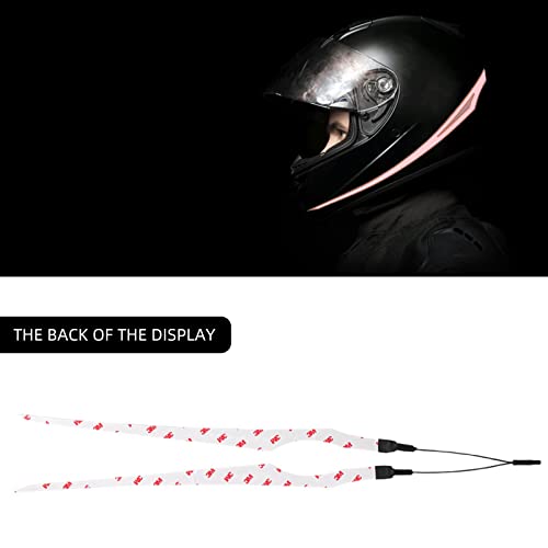 Motorcycle Helmet Light Kit,3 Mode Ride Signal LED Light Night Riding Signal Helmet Light for Motorcycle Bike Helmet,White - color: White