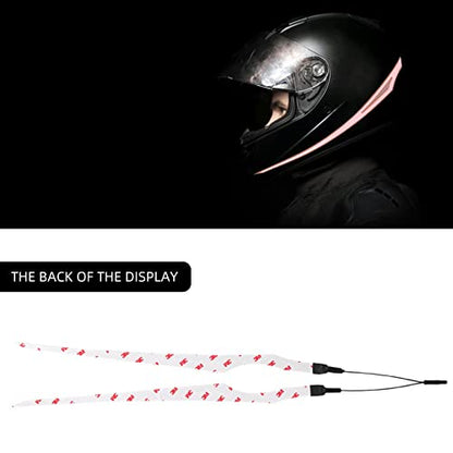 Motorcycle Helmet Light Kit,3 Mode Ride Signal LED Light Night Riding Signal Helmet Light for Motorcycle Bike Helmet,White - color: White