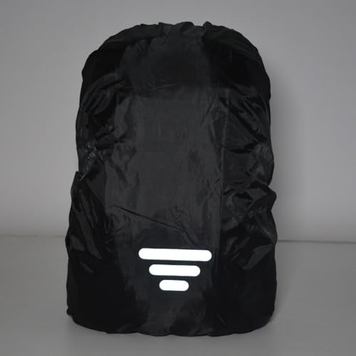 Reflective Backpack Rain Cover Waterproof Hiking Pack Protector Night Cycling Safety Gear Elastic Outdoor Bag shields Lightweight Camping(S（18-30L）) - size: S（18-30L）
