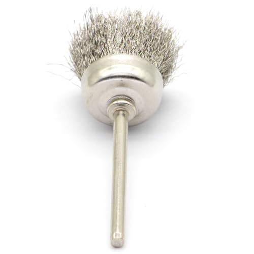 20PCS Wire Brushes - Metal Rust Removal, Polishing, Cleaning - 25mm Diameter, 3mm Shaft - Removes Burrs, Dust, and Oxide Layer - Handles Rough Surfaces - Designed for Industrial and DIY Enthusiasts - style: Wire Brush 3*25mm 20PCS