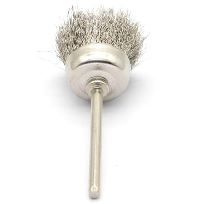 20PCS Wire Brushes - Metal Rust Removal, Polishing, Cleaning - 25mm Diameter, 3mm Shaft - Removes Burrs, Dust, and Oxide Layer - Handles Rough Surfaces - Designed for Industrial and DIY Enthusiasts - style: Wire Brush 3*25mm 20PCS