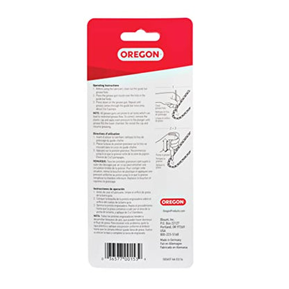 Oregon Grease Gun for Chainsaws, Pre Loaded All Purpose Lubricant, Easy Refill, Universal for Most Makes/Models of Saw Chains and Cutters (26365)