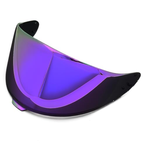 Shoei RF1400 X15 Helmet Visor Replacement Shield, Anti-Fog Sun Shield Accessory Compatible with RF-1400, X15, CWR-2, Z8, X-SPR PRO(Bright Purple) - color: Bright Purple