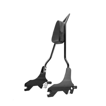 Wsays 24.5" Tall Sissy Bar Detachable Rear Passenger Backrest Quick Release Compatible with Harley Softail FLSB,FXLR,FXLRS and FXLRST 2018-2025, Gloss Black