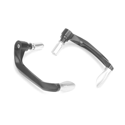 Motorycle Brake Clutch Lever Handguards Protector for CFMOTO 450SS 450NK 250SR 7/8'' Handlebar CNC Aluminum Hand Guards (Chrome) - color: Chrome